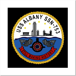 USS Albany (SSBN 753) wo Txt Posters and Art
